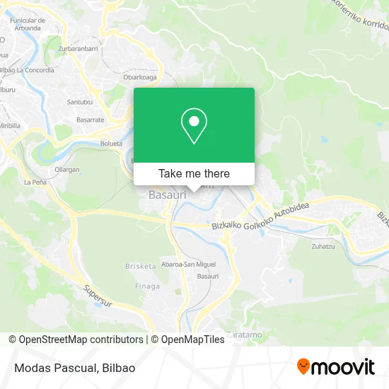Modas Pascual map