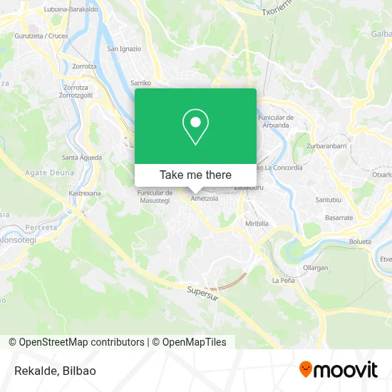 Rekalde map