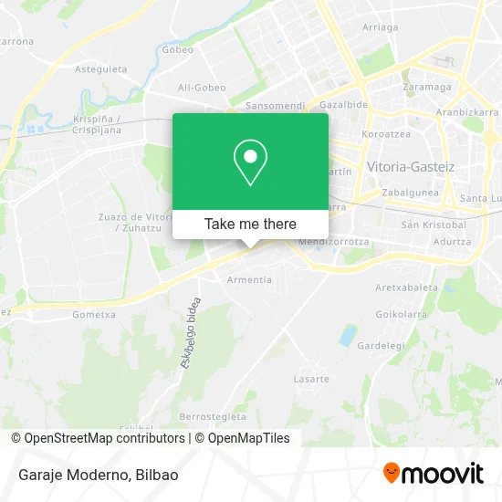 Garaje Moderno map