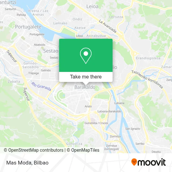 Mas Moda map