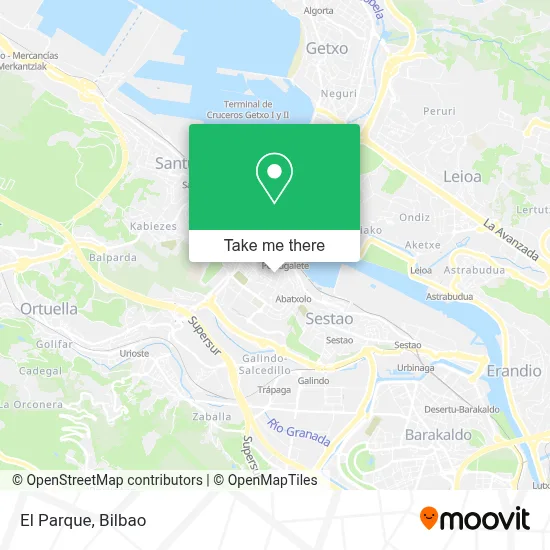 El Parque map