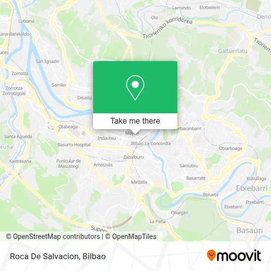 Roca De Salvacion map