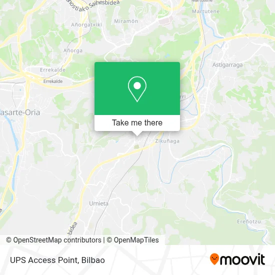 Ups Access Point map