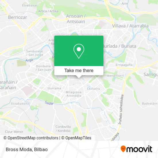 Bross Moda map
