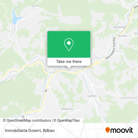 Inmobiliaria Goierri map