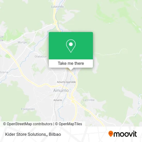 Kider Store Solutions, map