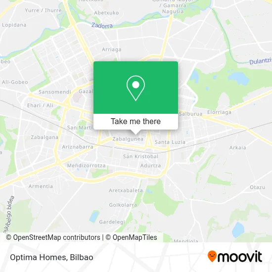 Optima Homes map