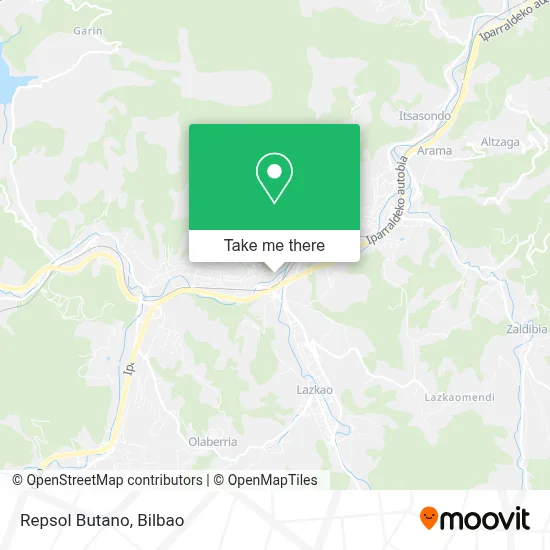 Repsol Butano map