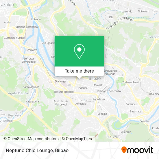 Neptuno Chic Lounge map