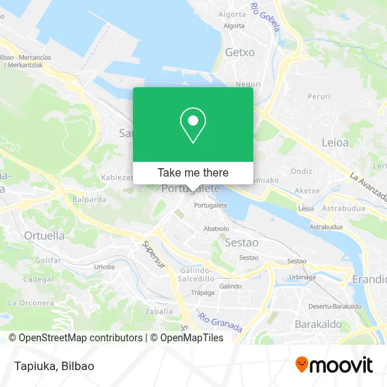 Tapiuka map