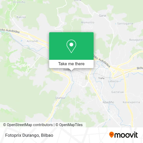 Fotoprix Durango map