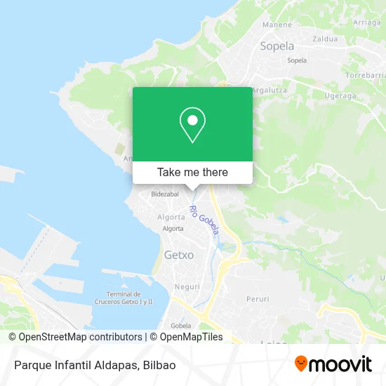 Parque Infantil Aldapas map