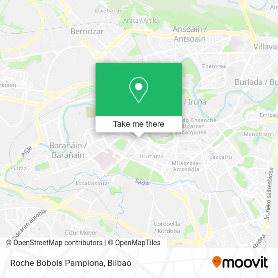 Roche Bobois Pamplona map