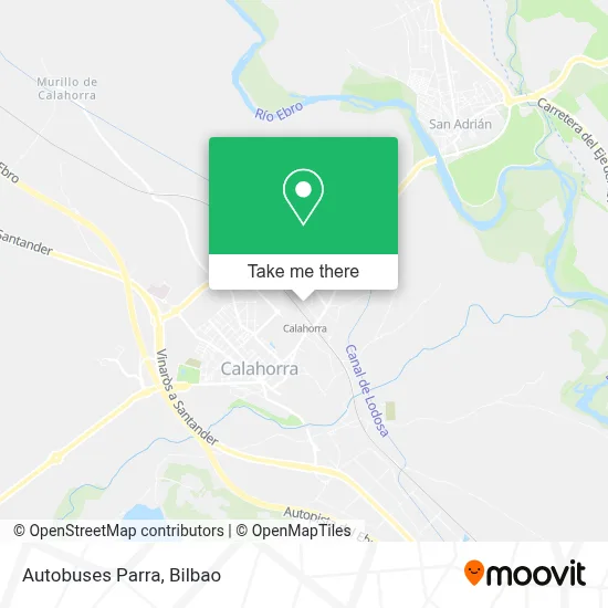 Autobuses Parra map