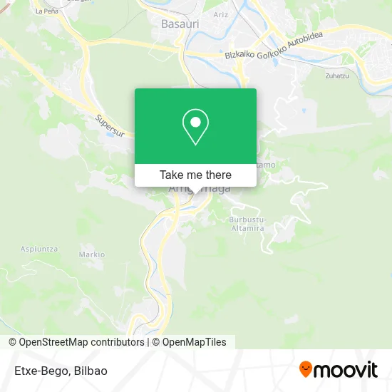 Etxe-Bego map