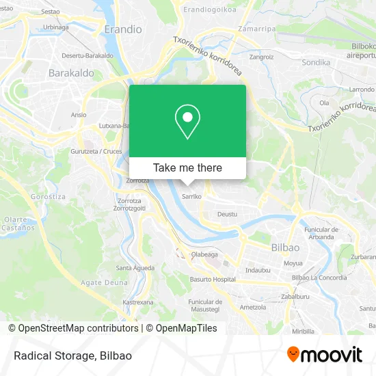 Radical Storage map
