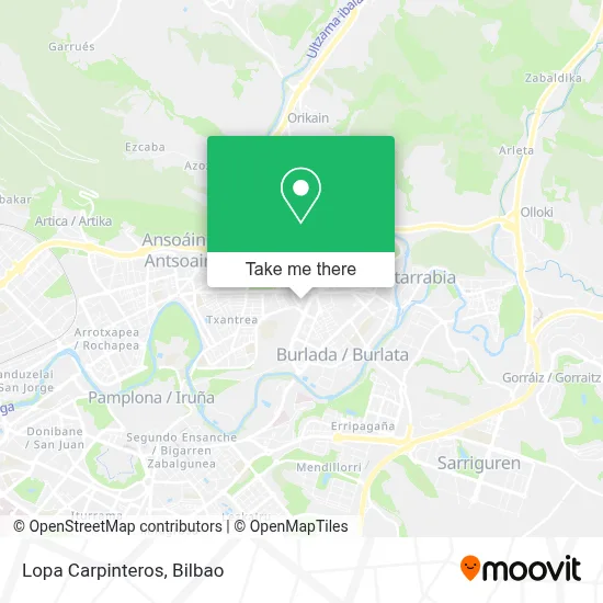 Lopa Carpinteros map