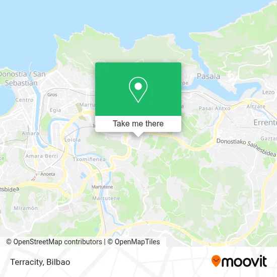 Terracity map