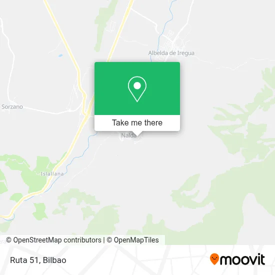 Ruta 51 map