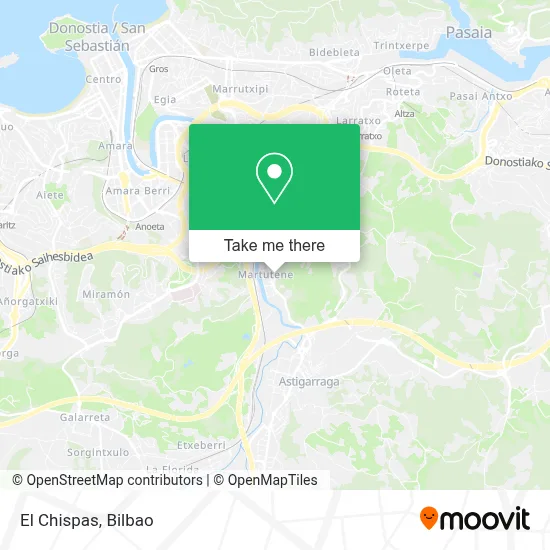 El Chispas map