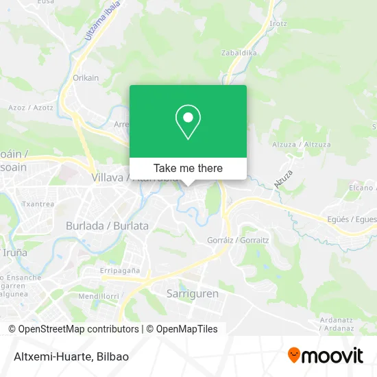 Altxemi-Huarte map