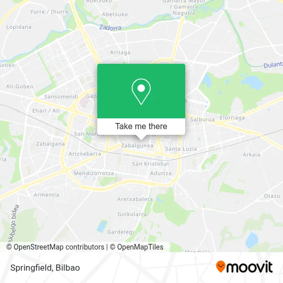 Springfield map