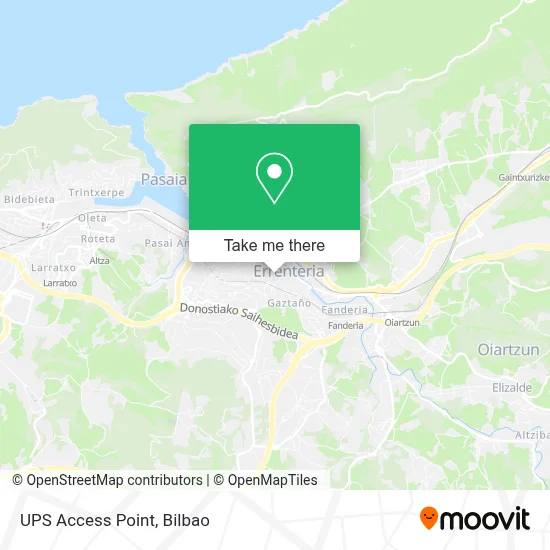 Ups Access Point map