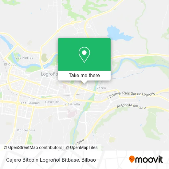 Cajero Bitcoin Logroño| Bitbase map