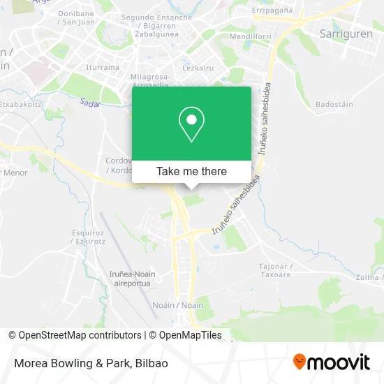 Morea Bowling & Park map