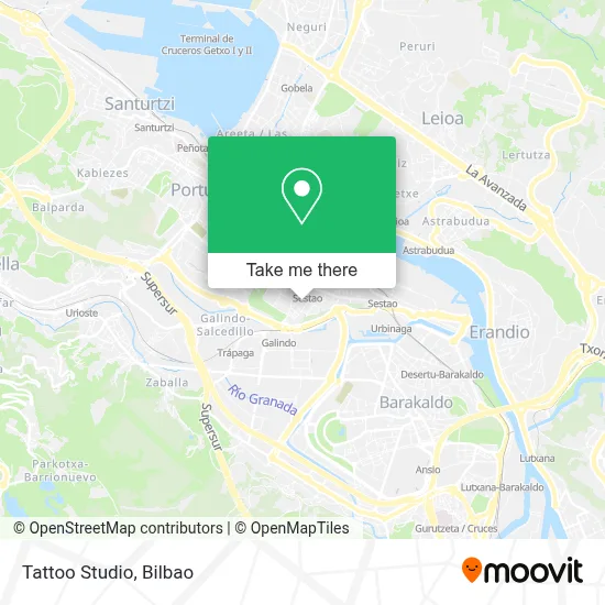 Tattoo Studio map