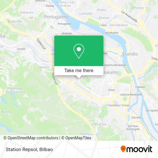 Station Repsol map