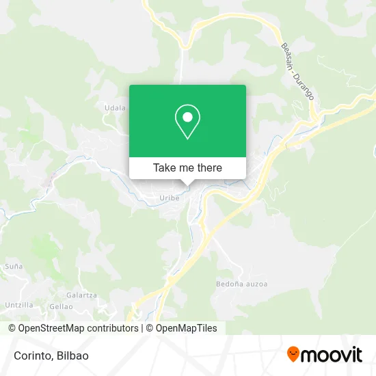 Corinto map