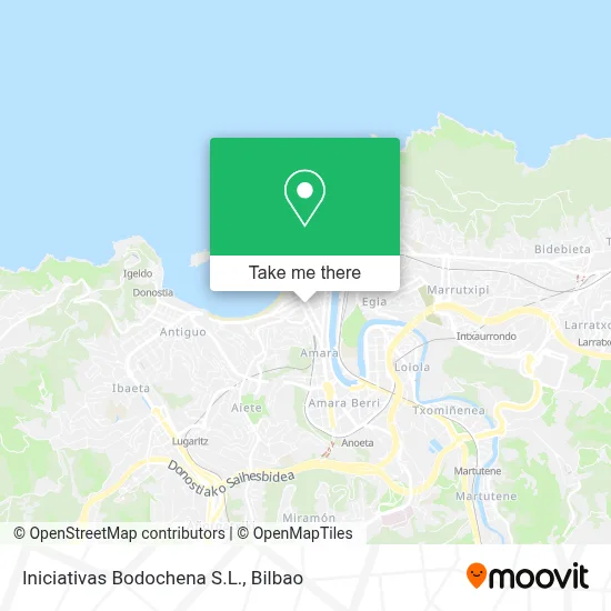 Iniciativas Bodochena S.L. map