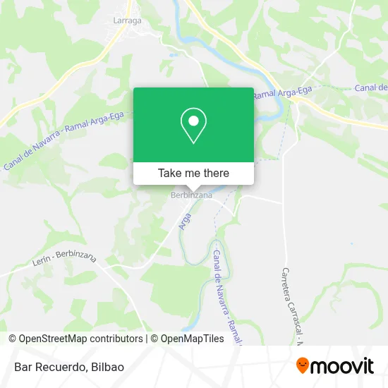 Bar Recuerdo map