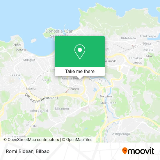 Romi Bidean map