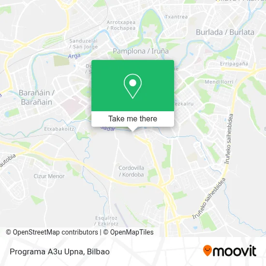 Programa A3u Upna map