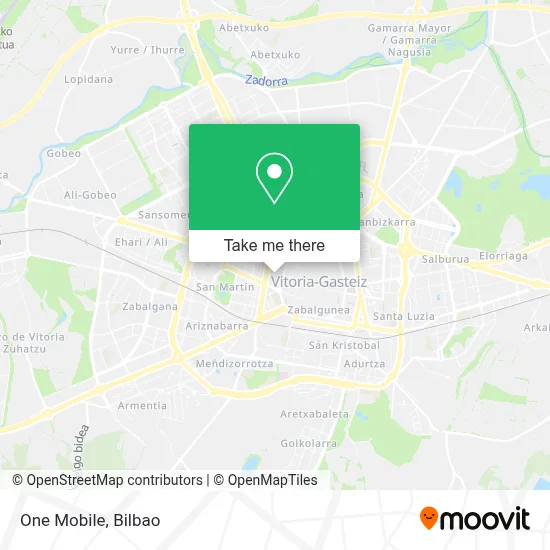 One Mobile map
