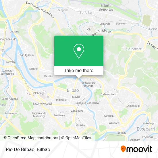 Rio De Bilbao map