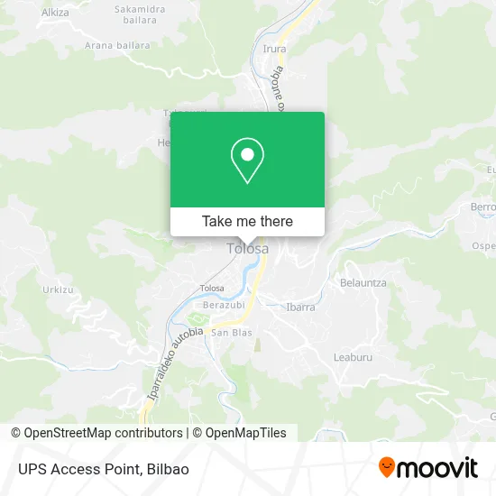 Ups Access Point map