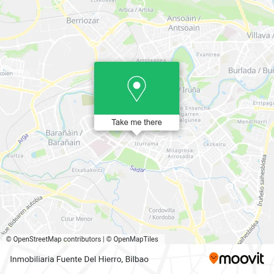 Inmobiliaria Fuente Del Hierro map