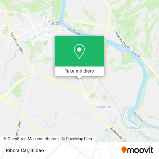 Ribera Car map
