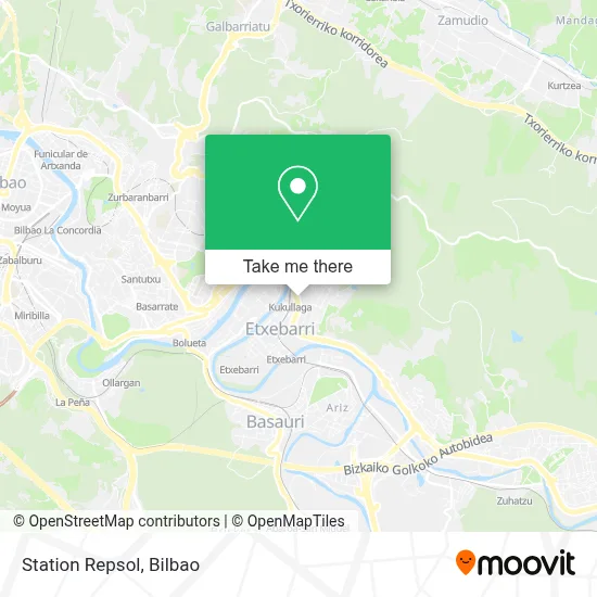 Station Repsol map