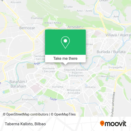Taberna Kalixto map
