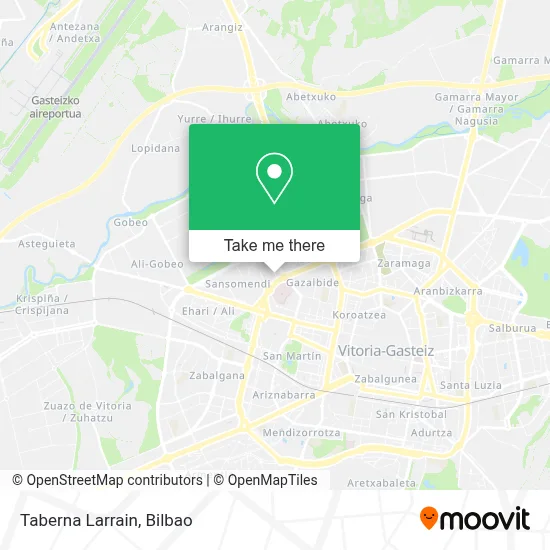 Taberna Larrain map
