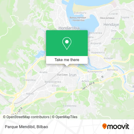 Parque Mendibil map