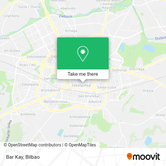 Bar Kay map
