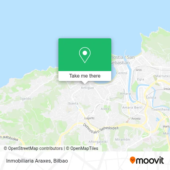 Inmobiliaria Araxes map