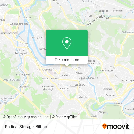 Radical Storage map