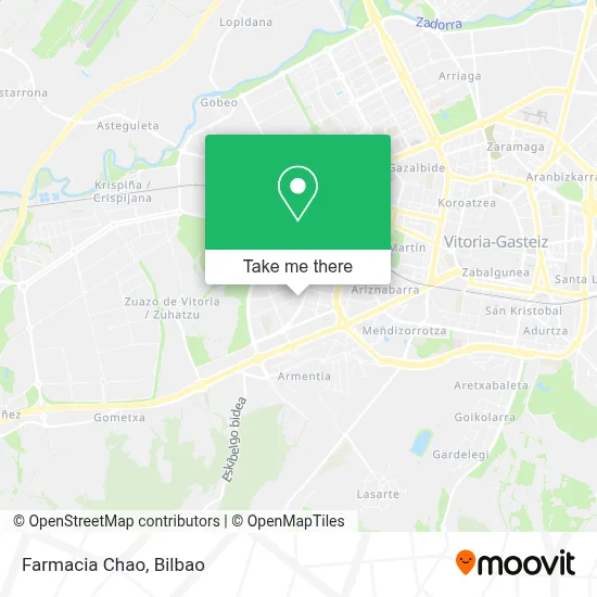 Farmacia Chao map