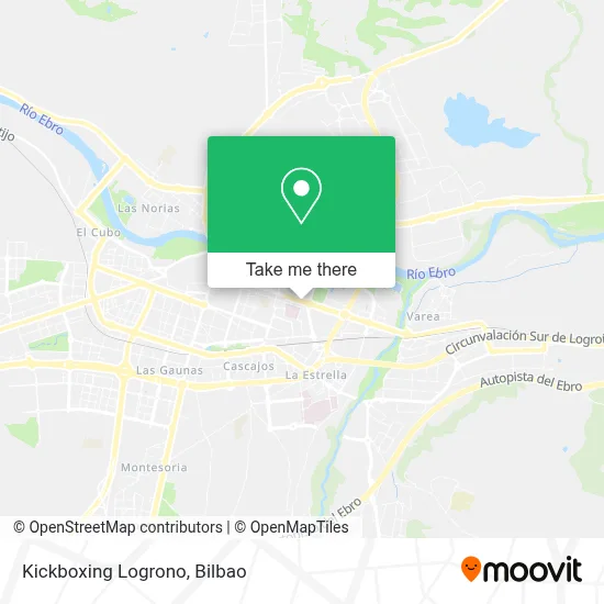 Kickboxing Logrono map